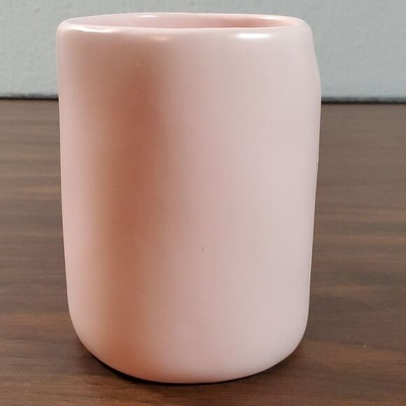 Rae Dunn Pink “SOUL MATE” Artisan Mug by Magenta ☕️ Quirky Shaped - Picture 4 of 7